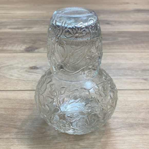 Vintage Tumble Up Bedside Water Caraffe - Picture 1 of 12